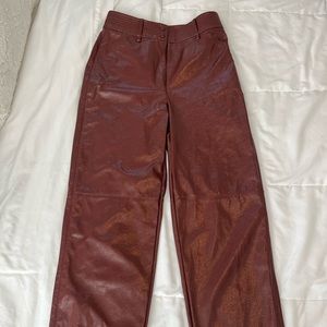Aritzia Leather Pants